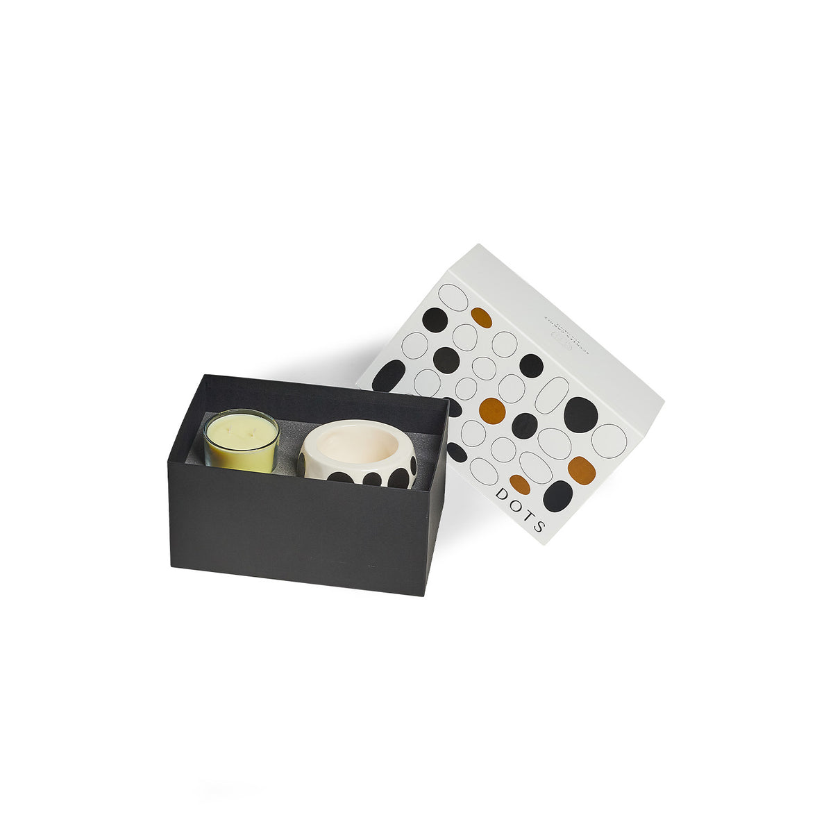 Dots Candle Black