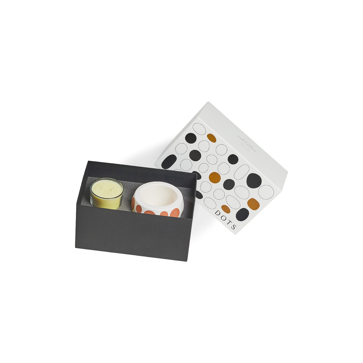 Dots Candle Orange
