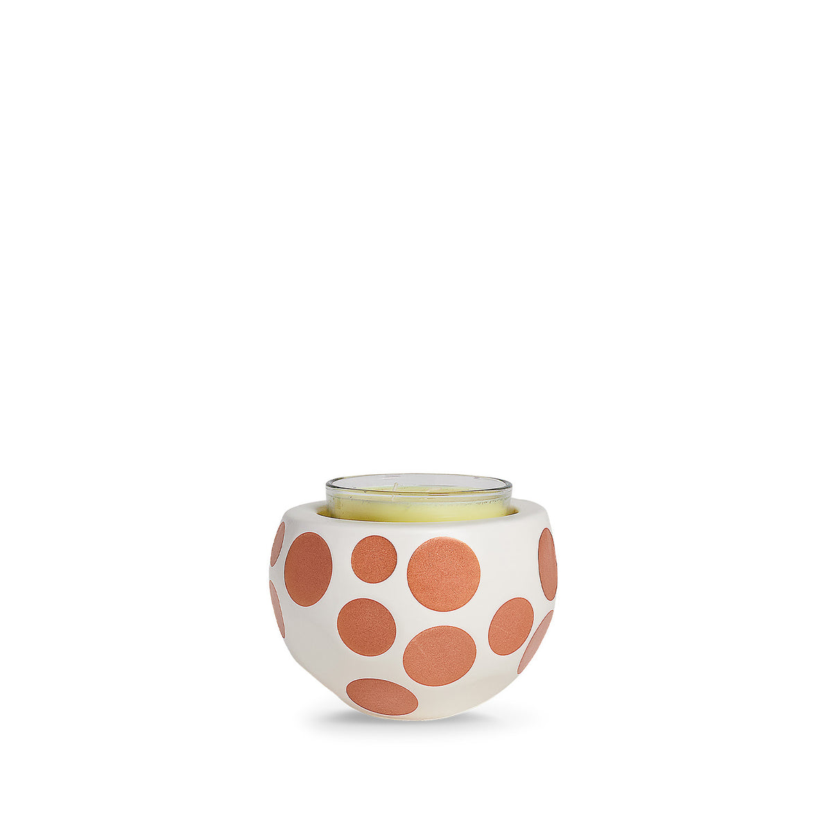 Dots Candle Orange